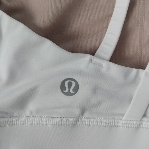 *one left*Lululemon white sports bra - Picture 4 of 5